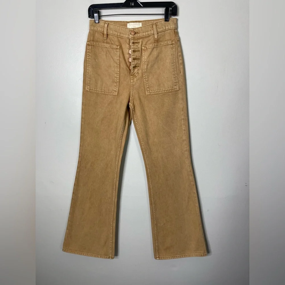 Ulla Johnson The Lou Jean in Danube Wash Sz 26 Handmade Bootcut flare - Picture 4 of 13